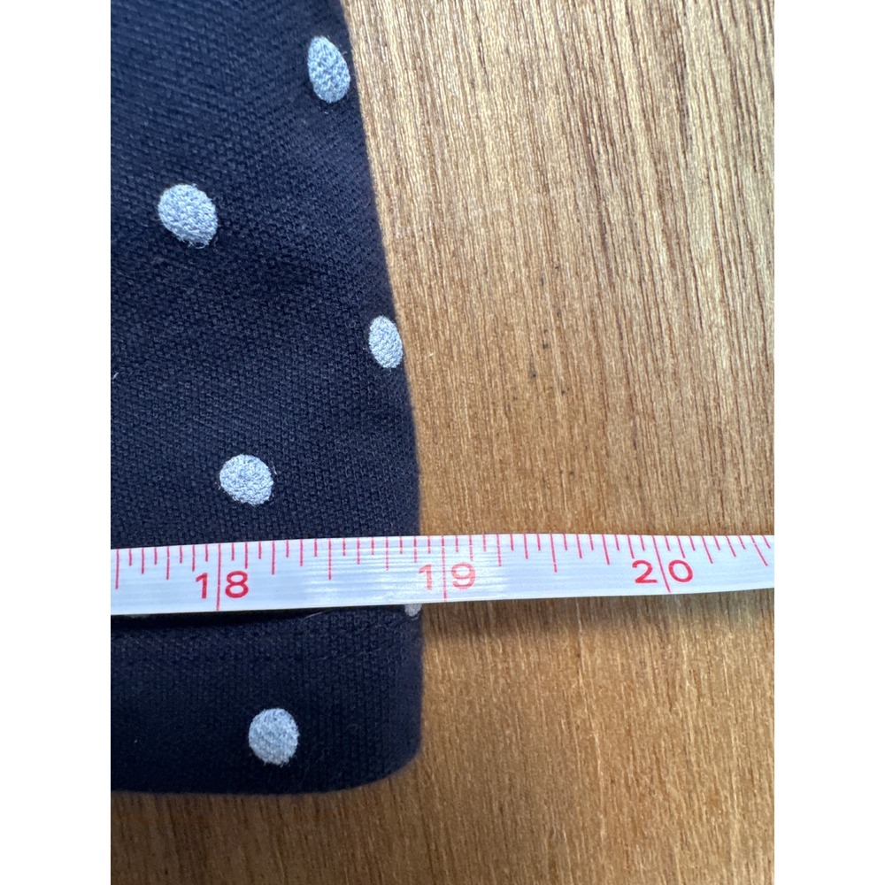 Tommy Hilfiger Polo Dress Womens Medium Navy Blue Excellent Polka Dot Mini - Picture 7 of 9